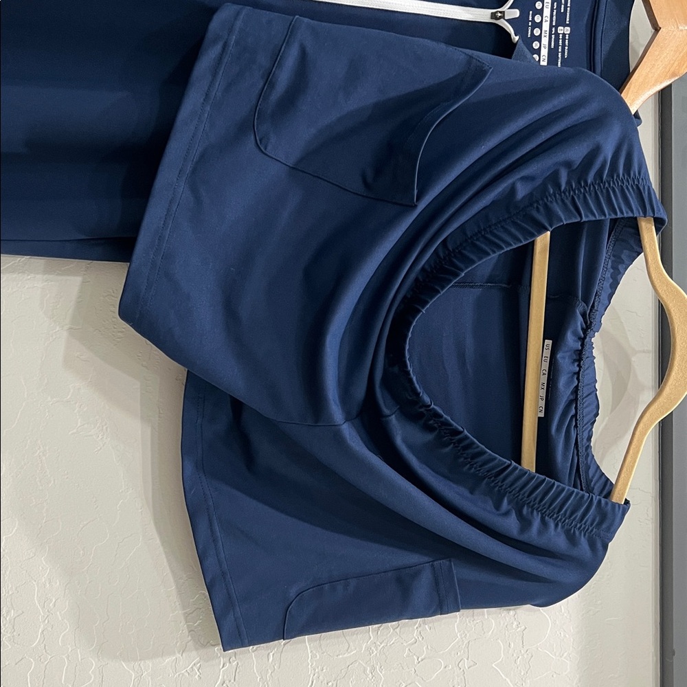 Navy Zip-Front Golf or Leisure Dress - Picture 6 of 6